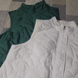 Croft & Barrow 1X Quilted Women's Vests (2 Pieces)